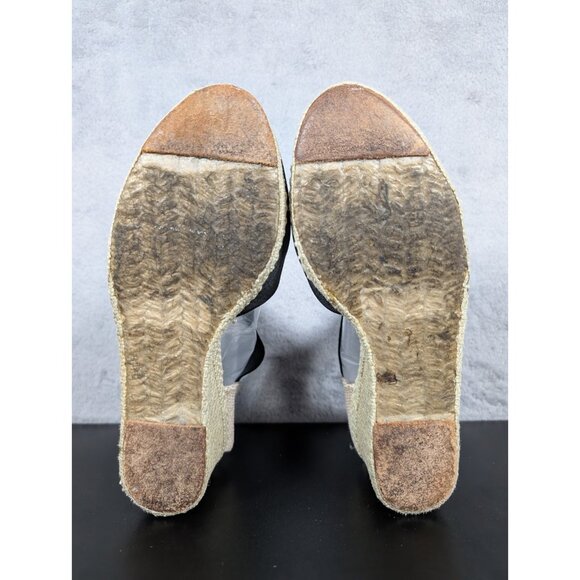 Lauren Ralph Lauren Charla Wedge Women Size 7.5 Black Closed Toe Summer Vacation - Picture 9 of 11